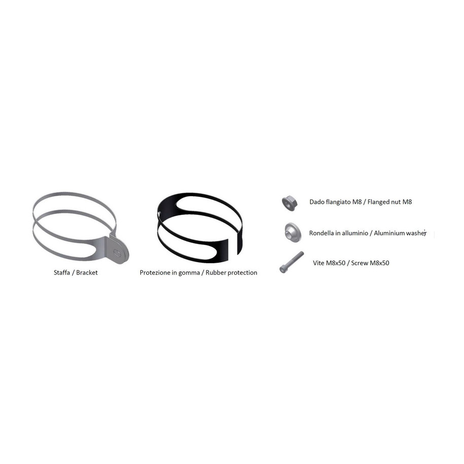 Kit de montage MIVV pour silencieux Oval Big
