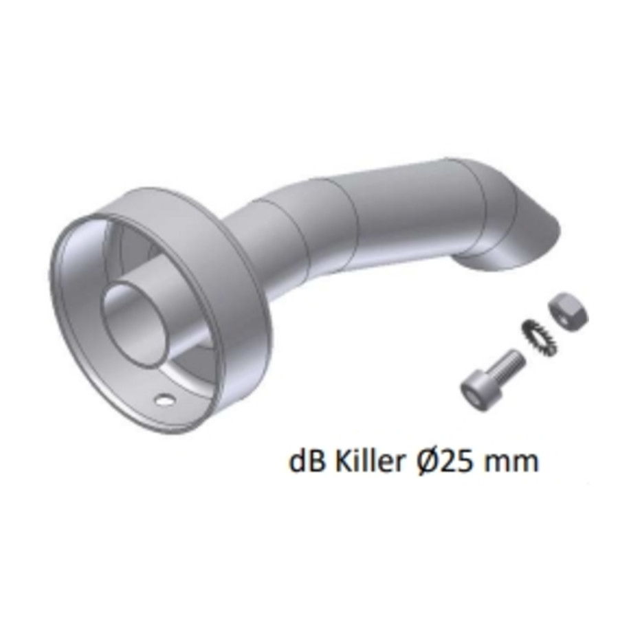 DB Killer MIVV pour silencieux X-Cone 105 Ø25 mm