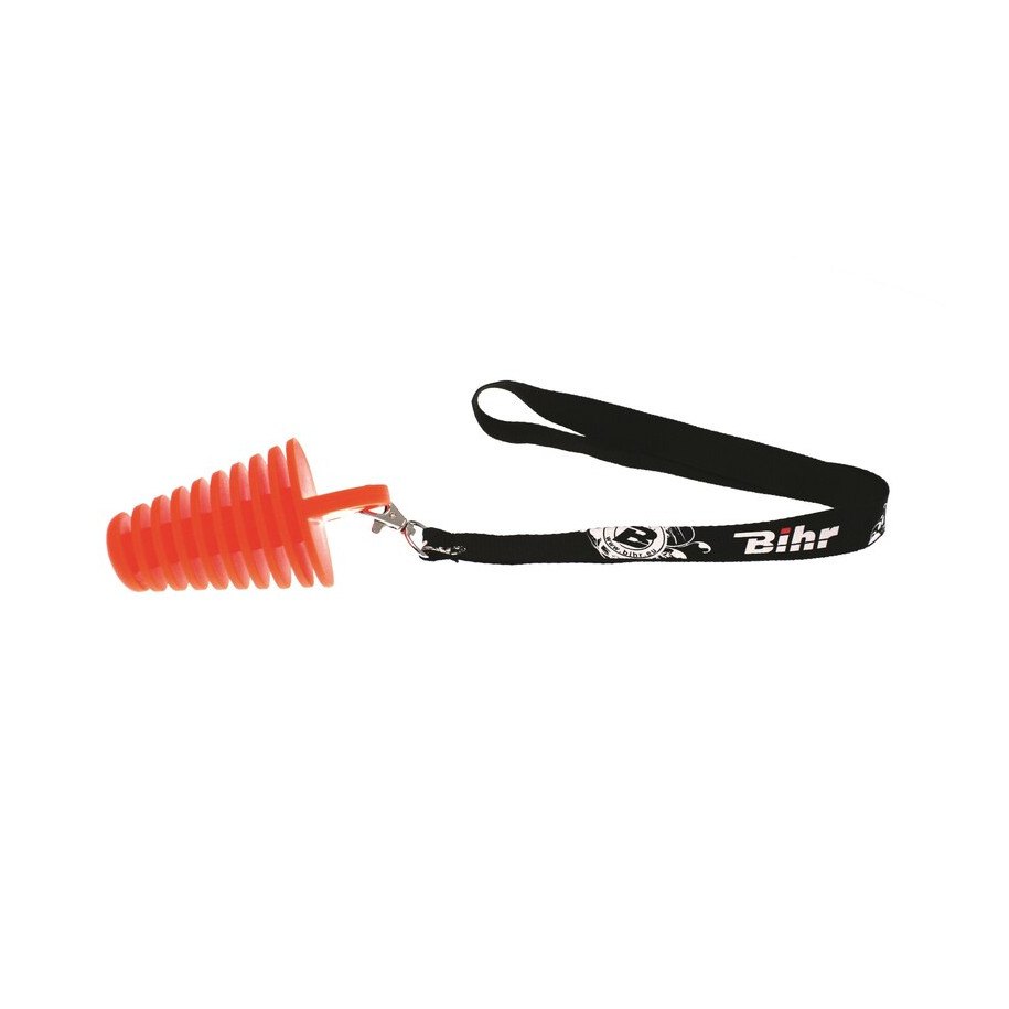 Bouchon de pot d'échappement 4 temps BIHR orange Ø33 à 61mm