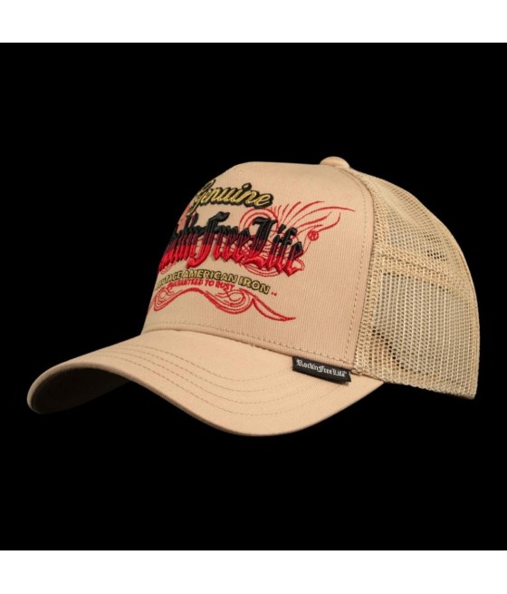 Casquette PINSTRIPING Rock n' free life