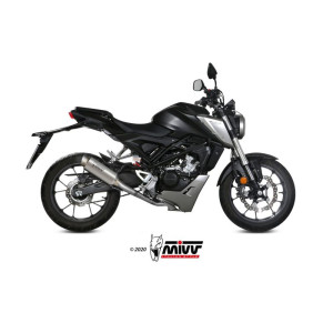 Ligne complète MIVV GP Pro titane/inox - Honda CB125R