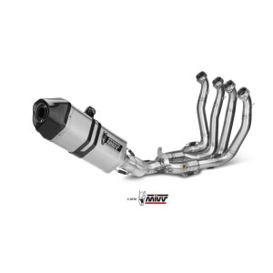 Ligne complète MIVV Speed Edge inox/carbone - Yamaha YZF R1