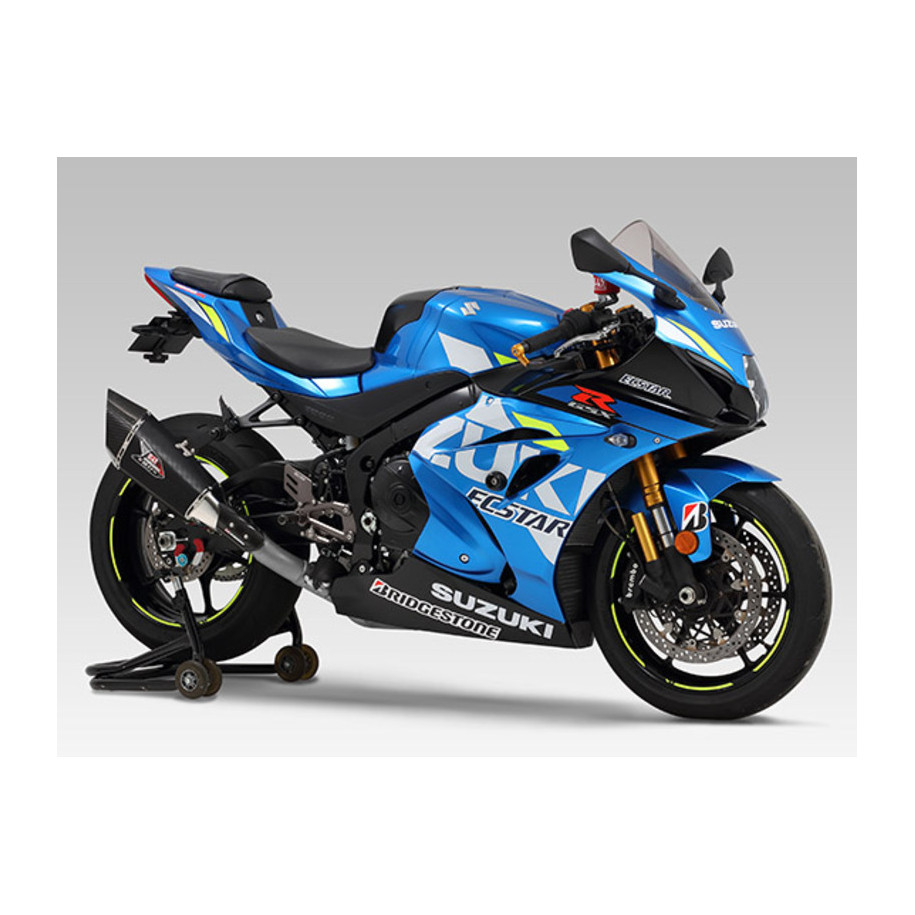 YOSHIMURA R-11Sq R Muffler Satin Finish/Carbon End Cap Suzuki GSX-R 1000