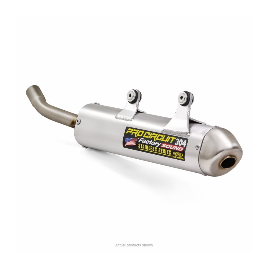 Silencieux PRO CIRCUIT 304 alu brossé/casquette inox Gas Gas EC2500/300