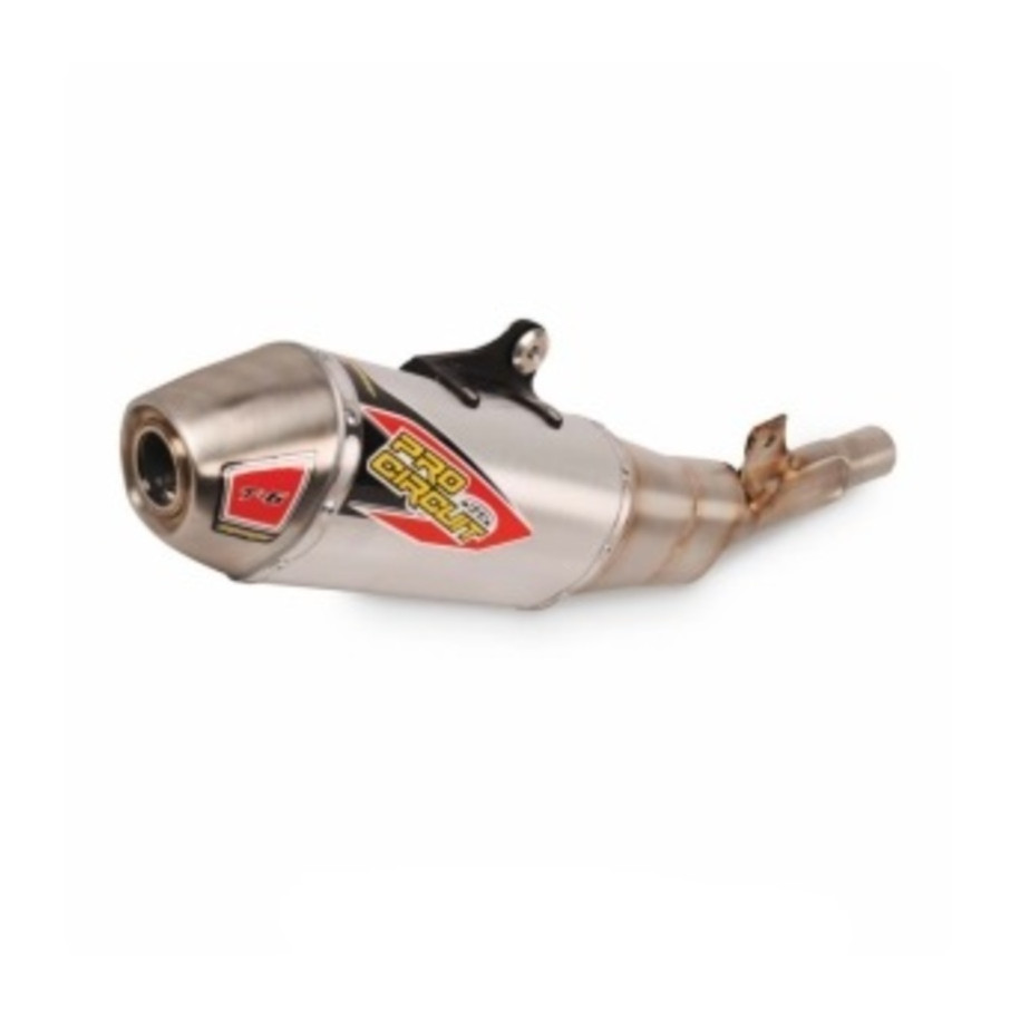 Silencieux PRO CIRCUIT T-6 inox/casquette inox