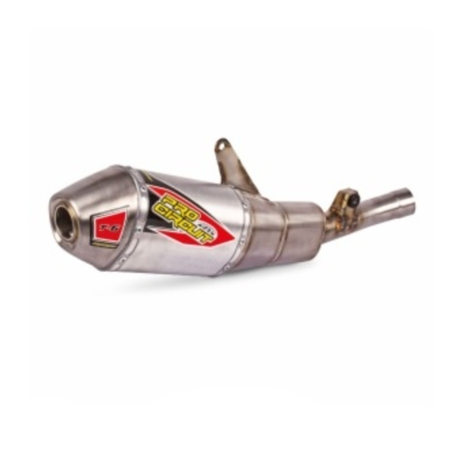 Silencieux PRO CIRCUIT T-6 inox/casquette inox