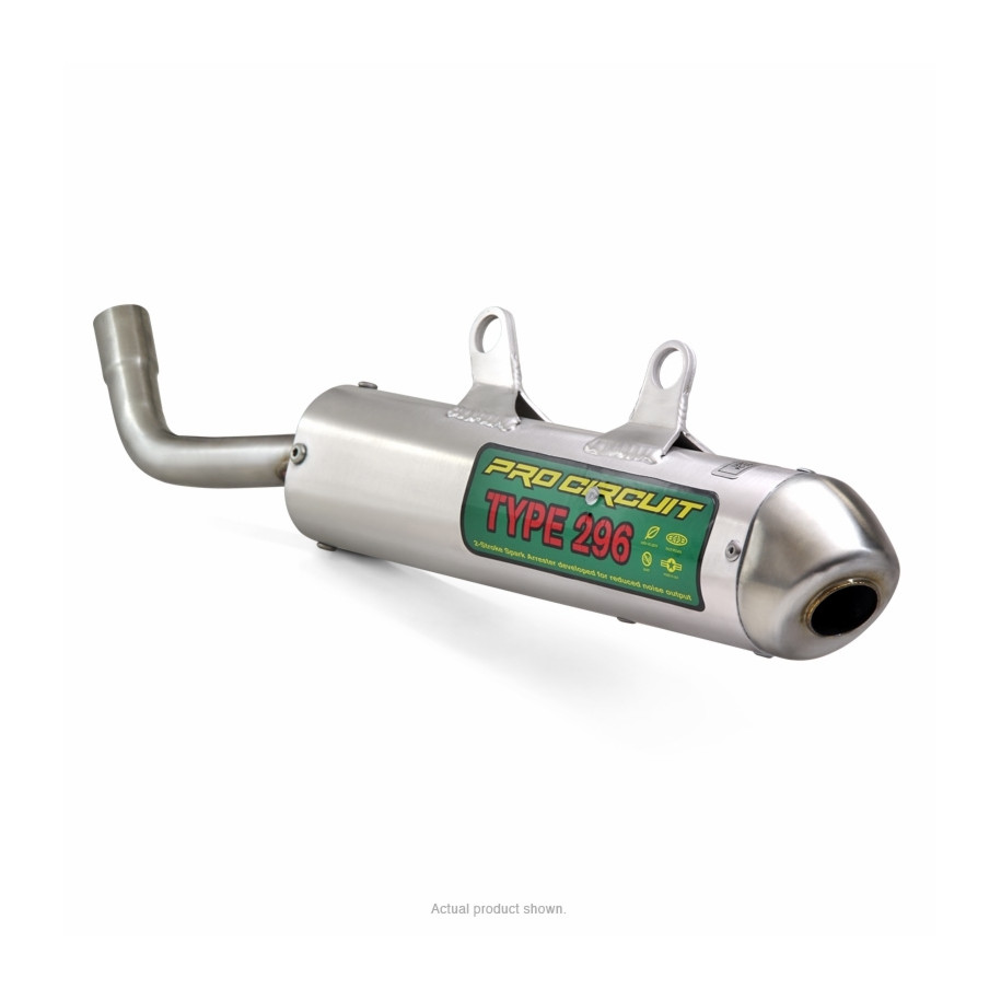 Silencieux PRO CIRCUIT 296 aluminium/casquette inox
