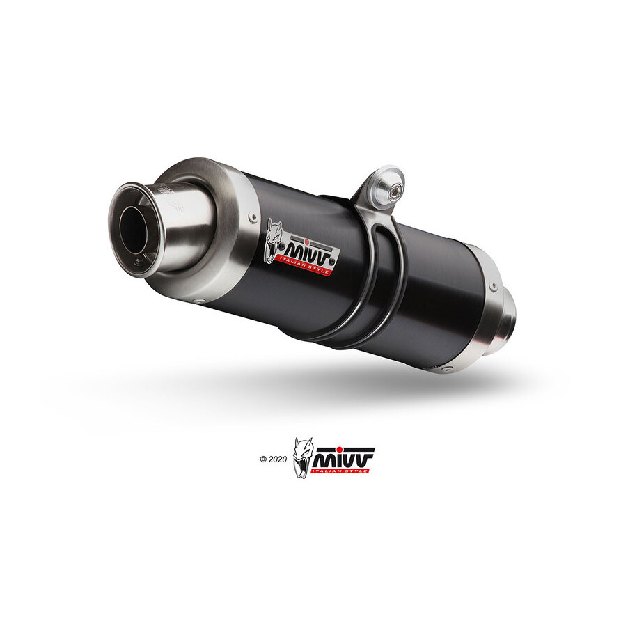 Silencieux MIVV GP Slip-On acier inoxydable noir - Honda CBR 1000 RR