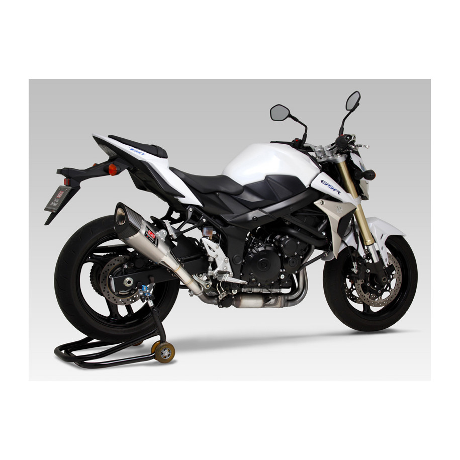 Silencieux YOSHIMURA R11 inox/casquette carbone Suzuki GSR-750