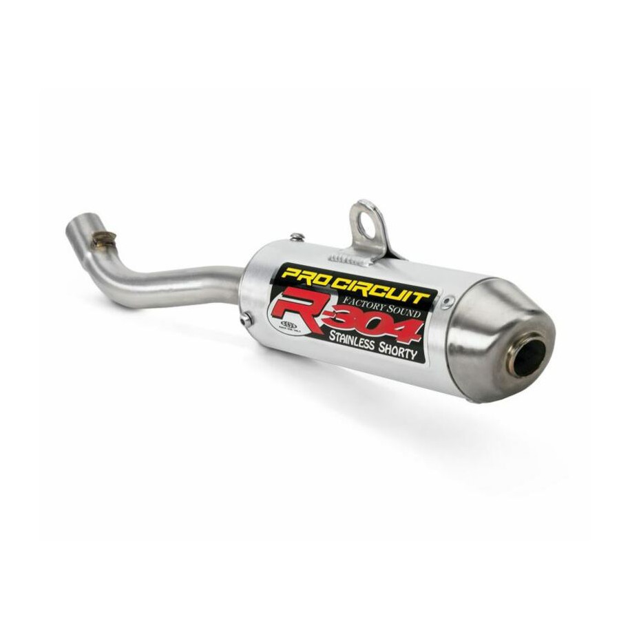 Silencieux PRO CIRCUIT R-304 alu brossé/casquette inox KTM/Husqvarna 65