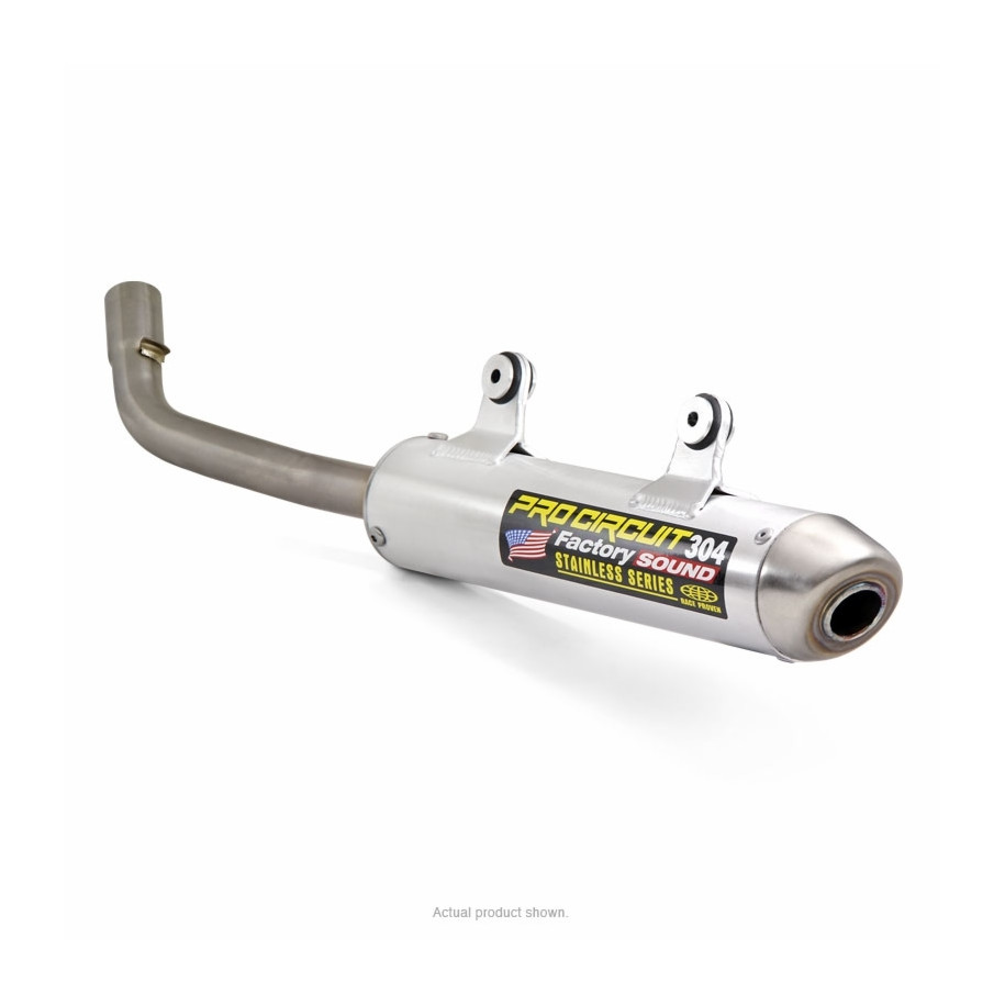 Silencieux PRO CIRCUIT 304 alu brossé/casquette inox KTM/Husqvarna