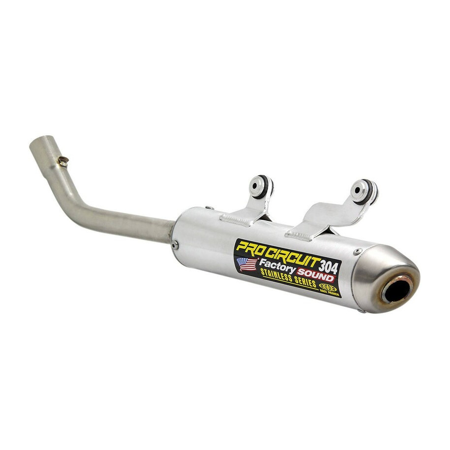 Silencieux PRO CIRCUIT 304 alu brossé/casquette inox KTM/Husqvarna