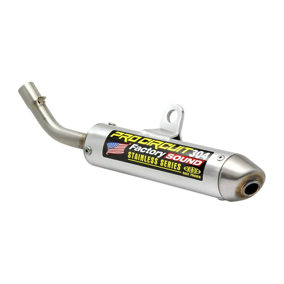 Silencieux PRO CIRCUIT 304 alu brossé/casquette inox KTM/Husqvarna