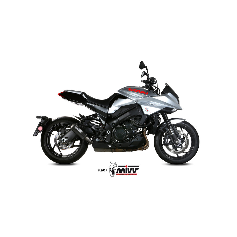 Silencieux MIVV MK3 carbone/casquette inox Suzuki GSX-S1000