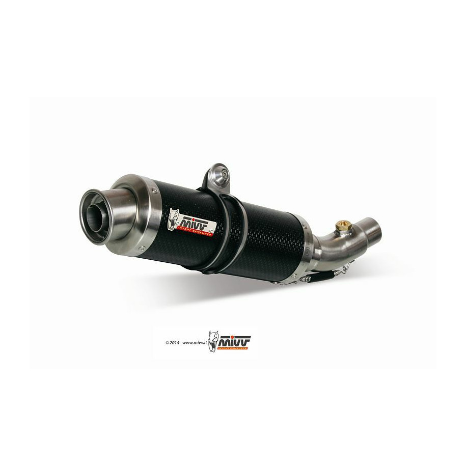 Silencieux double MIVV GP carbone Kawasaki Z1000