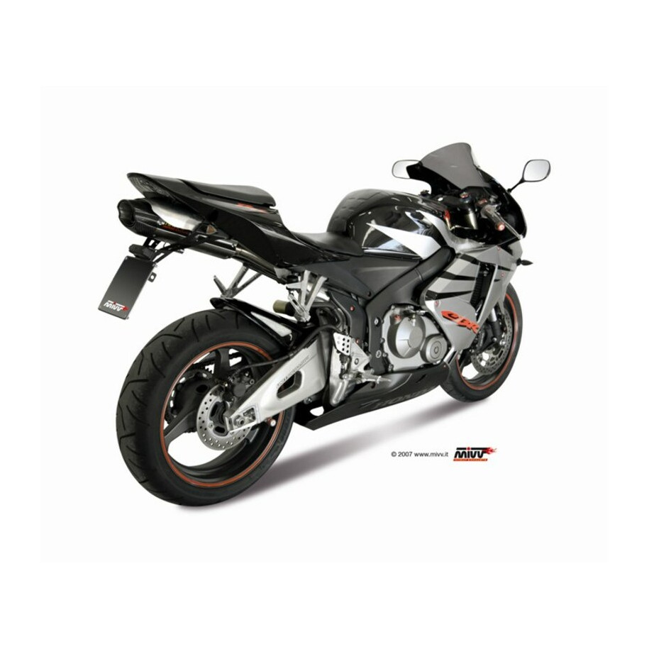 Silencieux MIVV Suono inox/casquette carbone Honda CBR600RR