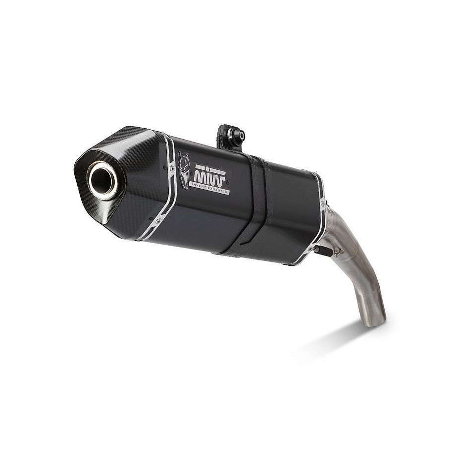 Silencieux MIVV Speed Edge inox brossé noir KTM 1190 Adventure