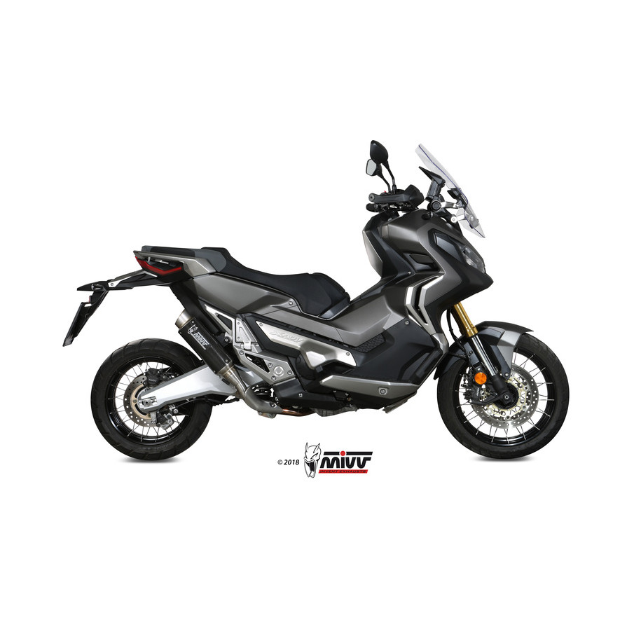 Silencieux MIVV GP Pro carbone/casquette inox Honda X-ADV 750