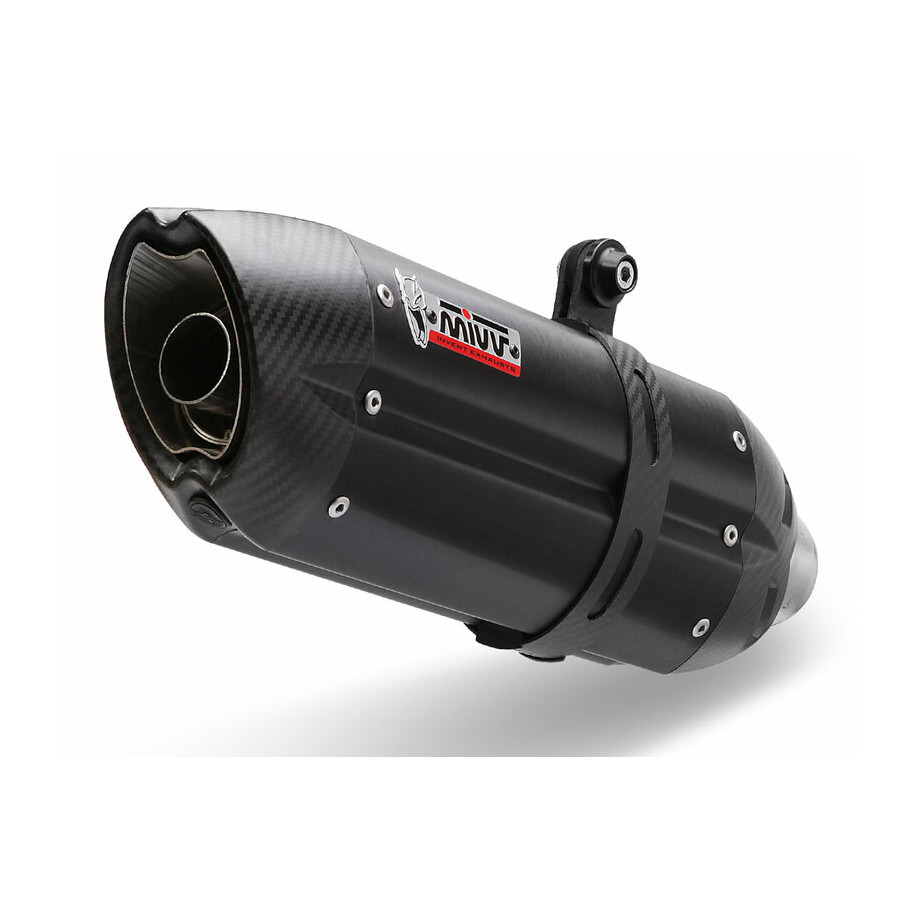 Silencieux MIVV Suono inox noir/casquette carbone KTM 1290 Superduke GT