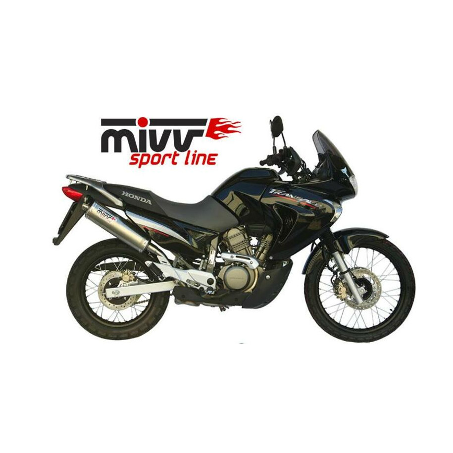 Silencieux MIVV Oval Classic inox Honda XL650V Transalp