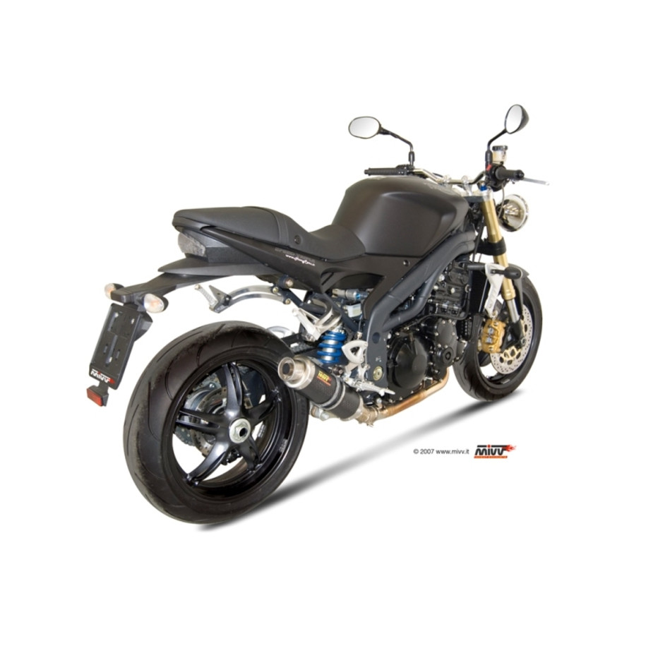 Silencieux MIVV GP carbone  Triumph Speed Triple 1050