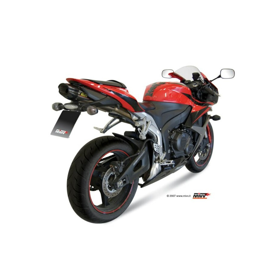 Silencieux MIVV Suono inox/casquette carbone Honda CBR600RR