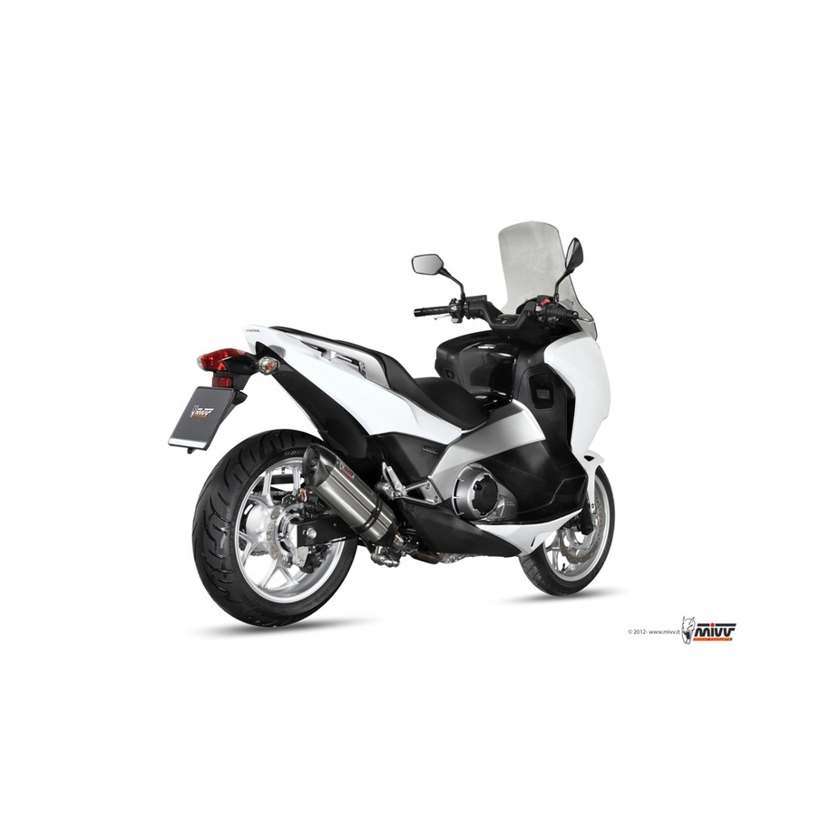 Silencieux MIVV Suono inox/casquette carbone Honda
