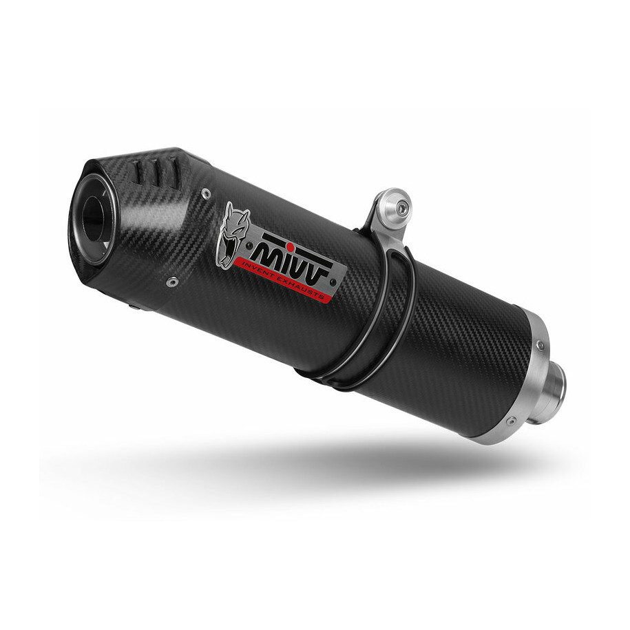Silencieux MIVV Oval Carbon Cap carbone Suzuki SV650N/S