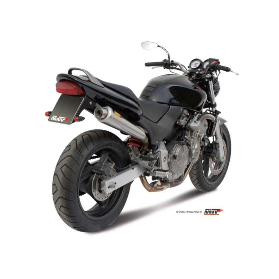 Silencieux MIVV X-Cone inox brossé Honda CB600F Hornet