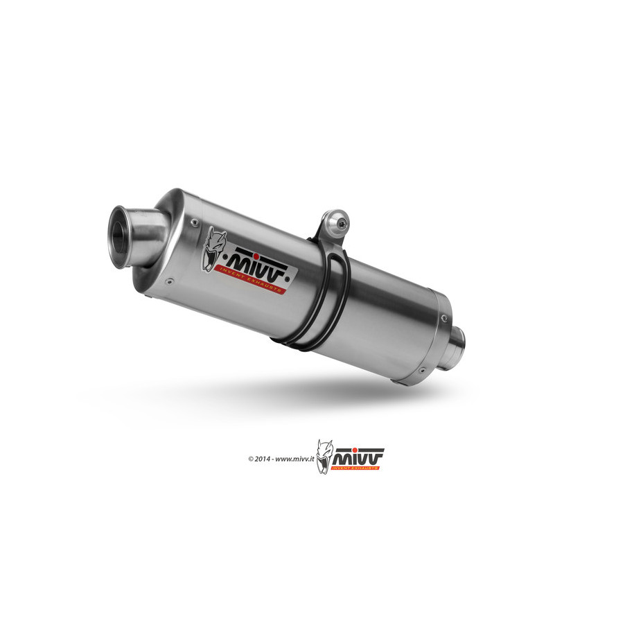 Silencieux MIVV Oval Classic inox Suzuki GSF600 Bandit