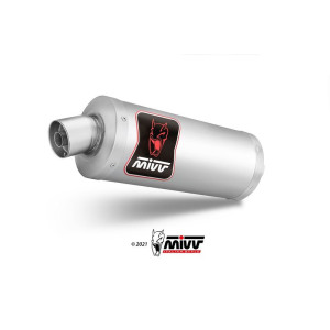 Silencieux MIVV Dakar Slip-On acier inoxydable - Yamaha Ténéré 700 19-22