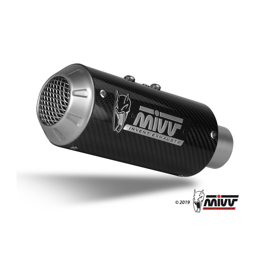 Silencieux MIVV MK3 Carbon/casquette inox Yamaha R1