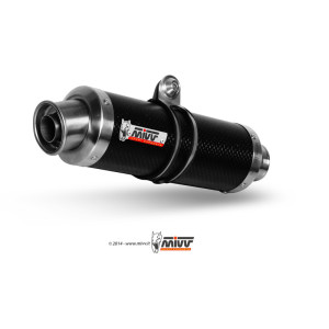 Silencieux MIVV GP carbone Suzuki GSF650 Bandit/GSX650F