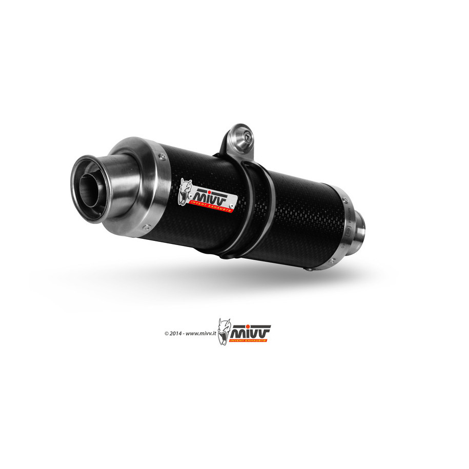 Silencieux MIVV GP carbone Suzuki GSF650 Bandit/GSX650F