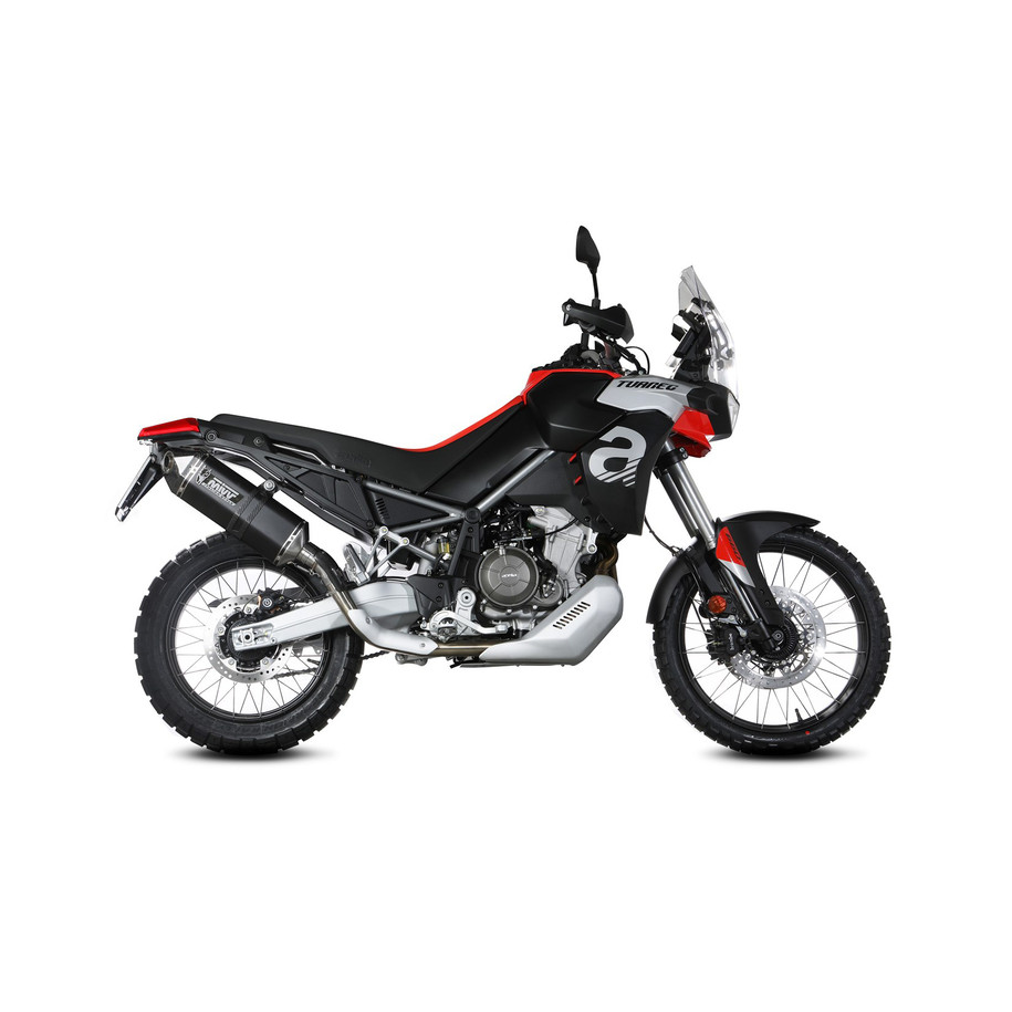 Silencieux MIVV Speed Edge Slip-On acier inoxydable noir - Aprilia Tuareg 660