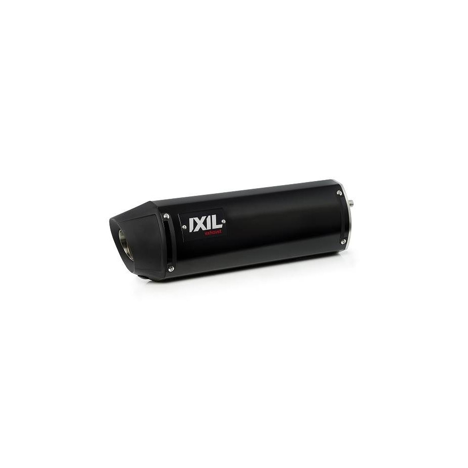 Silencieux IXIL Hexoval Xtrem inox noir / alu noir - Yamaha FZR 1000 Exup - OY9081VSEB