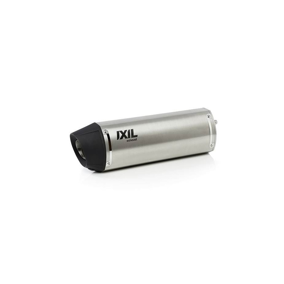 Silencieux IXIL Hexoval Xtrem inox / alu noir - Suzuki SV 650/S - OS8049VSE