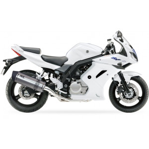 Silencieux IXIL Hexoval Xtrem inox / alu noir - Suzuki SV 650/S - OS8049VSE