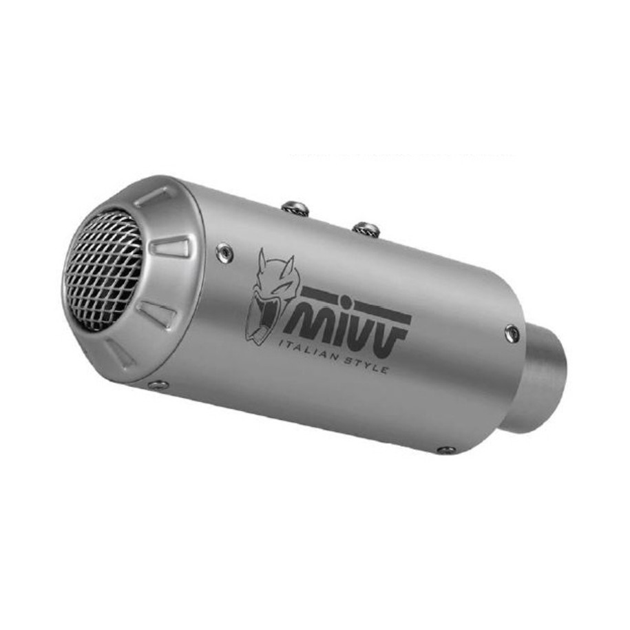Silencieux MIVV universel MK3 acier inoxydable - Côté droit
