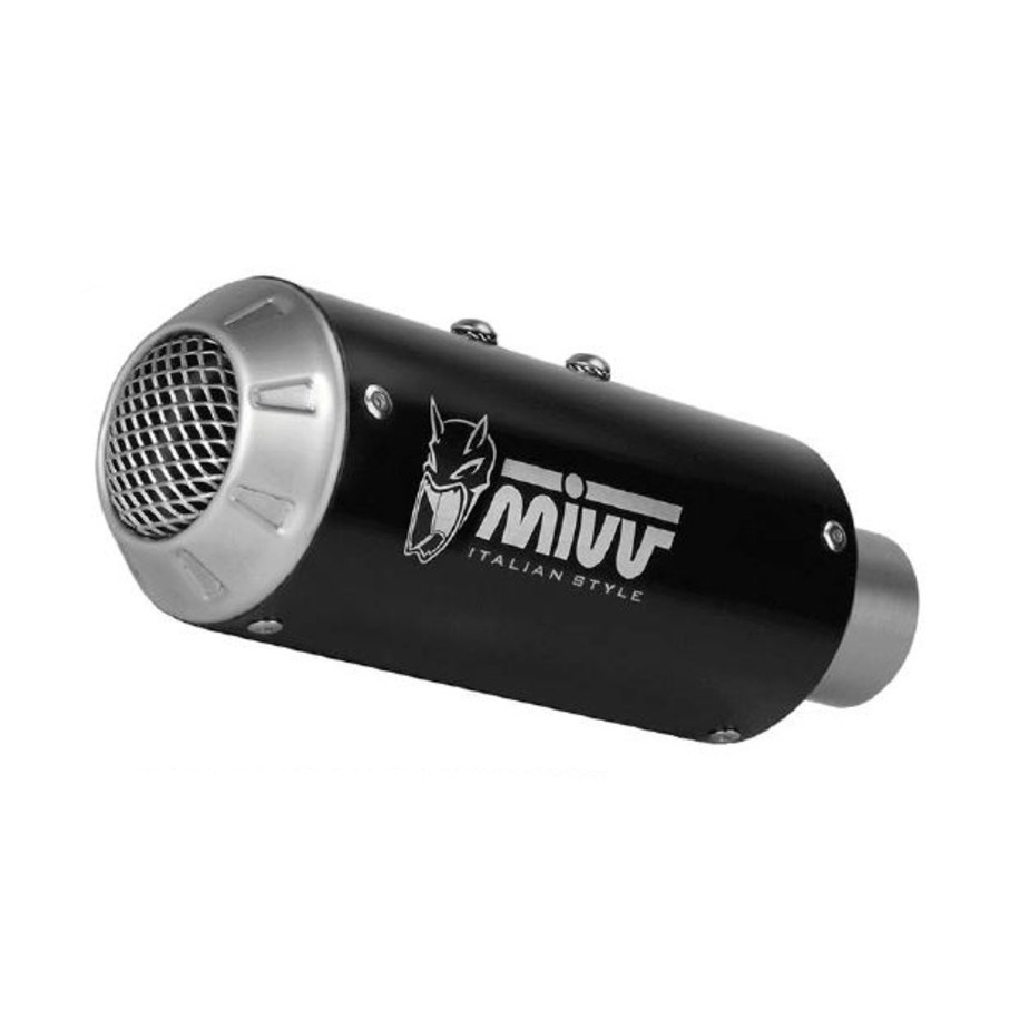 Silencieux MIVV universel ML3 acier inoxydable noir - Côté droit