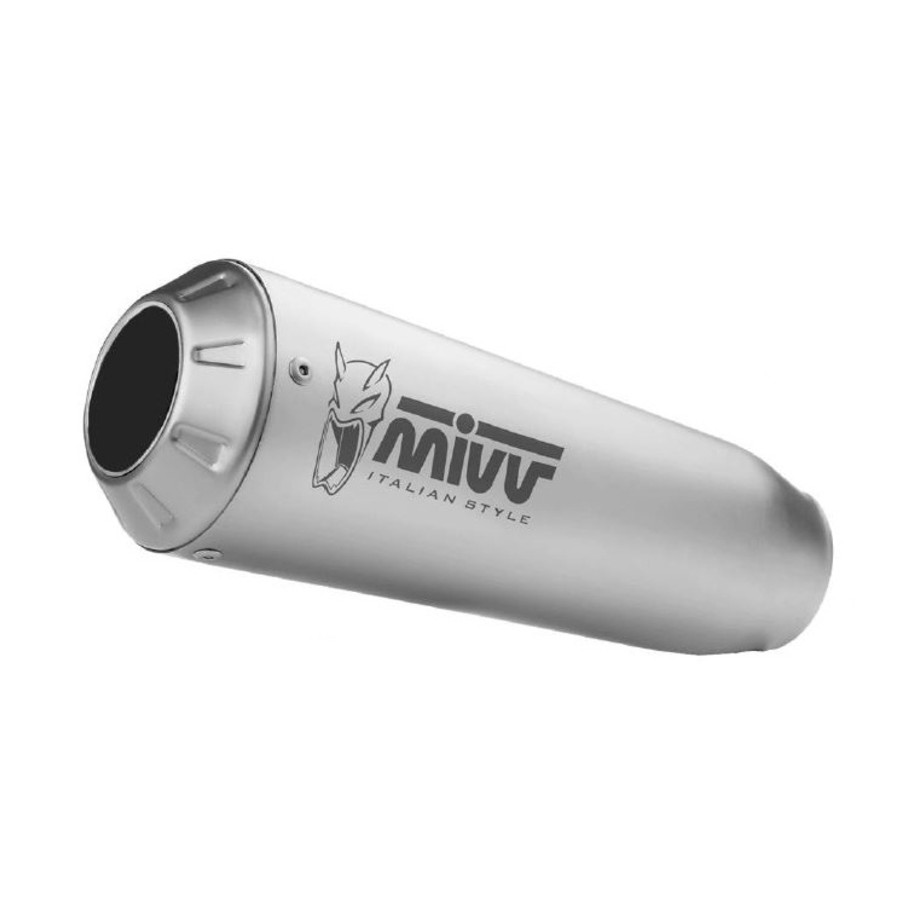 Silencieux MIVV universel X-M1 acier inoxydable - Côté droit