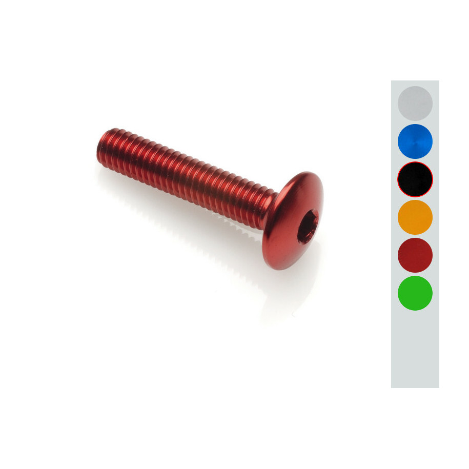 Vis tête bombée LIGHTECH M5 x 20 Ergal noir