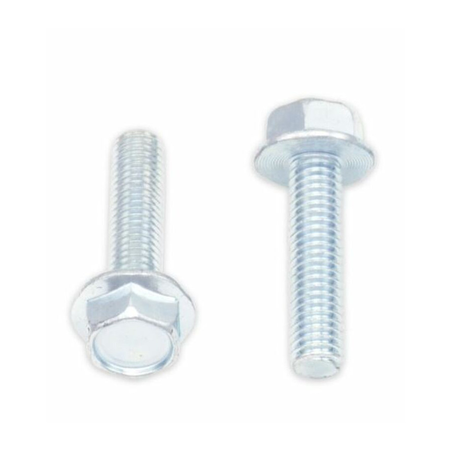 Vis à bride BOLT tête hexagonale 10mm M6x1x25mm 10 pièces
