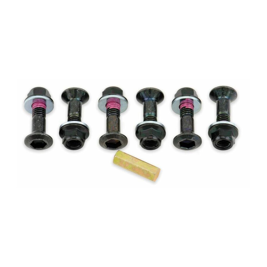 Kit vis et écrous de couronne Bolt noir par 6