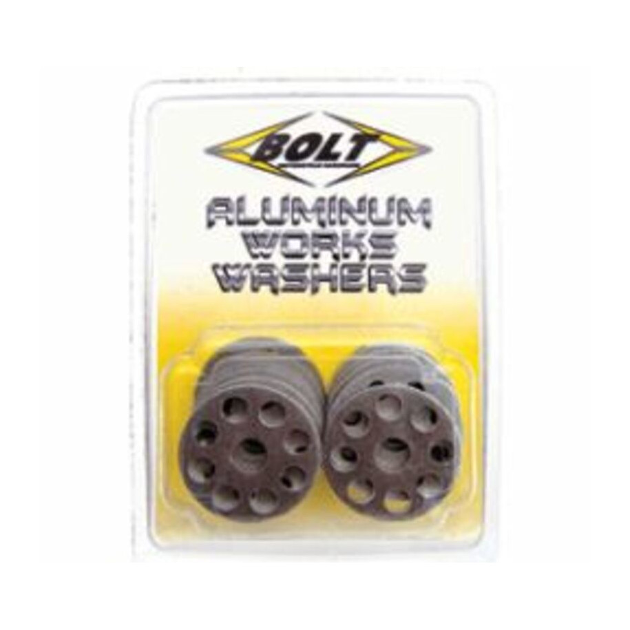 Rondelle perçée aluminium Bolt par 10