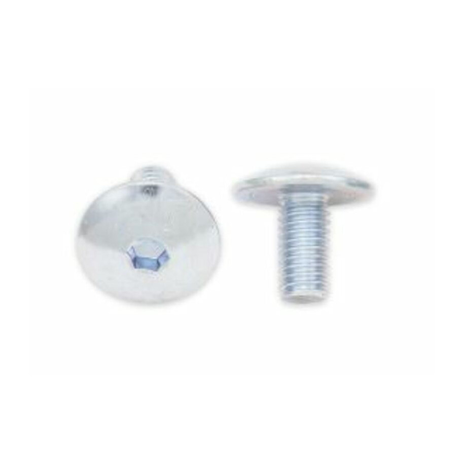 Vis tête bombée plate BOLT M6x1x12mm 10 pièces