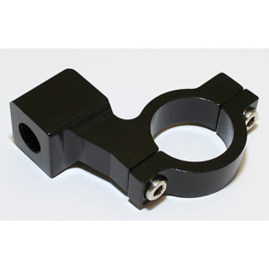 Collier de fixation pour rétroviseur HIGHSIDER smart pour guidons 7/8" - filetage à droit - noir