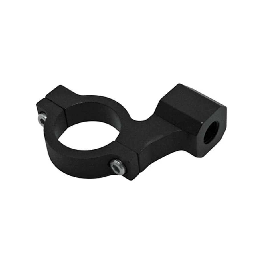 Collier de fixation pour rétroviseur HIGHSIDER smart pour guidons 1" - filetage à droit - noir