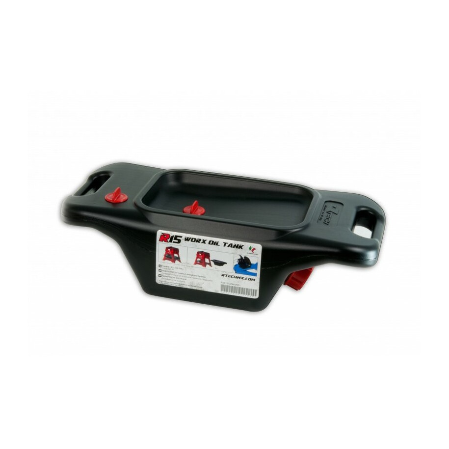 Bac de récupération RACETECH lève-moto TT R15 noir 5L