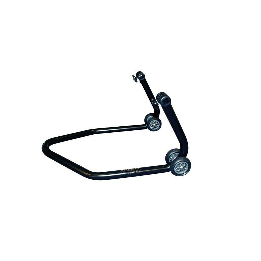 Béquille de stand arrière universelle BIKE LIFT noir avec supports caoutchouc en "L"- RS-17